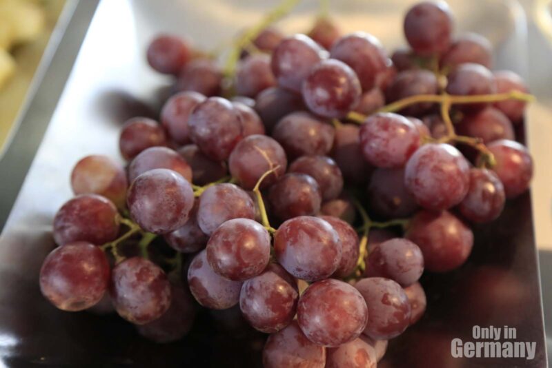 Close-up to grapes for wine in Germany